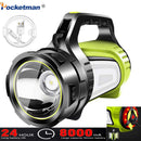 Axya 100W LED Rechargeable Handheld Spotlight Flashlight