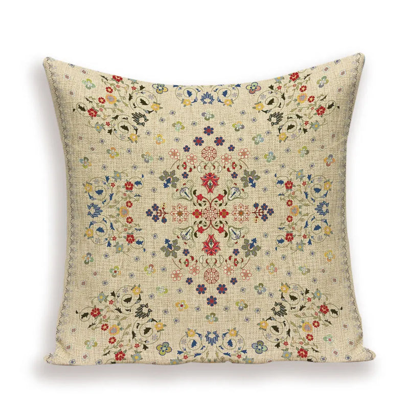 Axyaa Geometric Throw Pillow Covers Farmhouse Decor Sofa Cushion Vintage Style