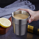 Axyaa Double-Wall Stainless Steel Beer & Coffee Travel Mug - 304 Stainless Steel Drinkware