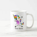 Funny Unicorn Personalized Name Coffee Mug for Axyaa Brand