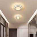 Axyaa White LED Ceiling Light for Modern Living Room and Hallway Lighting
