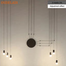 Axya Industrial Retro LED Wall Lamp - Black Minimalist Wall Light