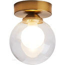 Axyaa Round Glass Ball Ceiling Light - Nordic Design for Modern Home Decor