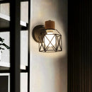 Axyaa Iron Cage LED Wall Light for Home Bedroom Kitchen Restaurant Decor