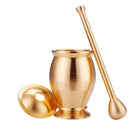 Copper Axya Pestle and Mortar Set for Kitchen Grinding and Mincing