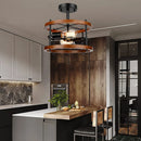 Axyaa Round Iron Ceiling Lamp for Home Decor