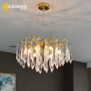 Axyaa Luxury Crystal Chandelier for Home Decor and Lighting