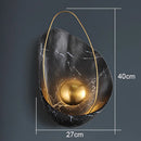 Axyaa Shell Wall Lamp - Nordic Light Luxury Design for Living Room & Bedroom