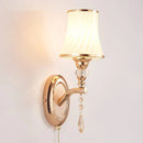 Axyaa Nordic Glass Wall Lamp Switch Modern Home Lighting