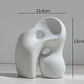 Axyaa Abstract Flower Vase | Modern Home Decor | Ceramic Hydroponic Craft