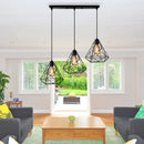 Axyaa Modern Black LED Pendant Chandelier for Kitchen and Living Room