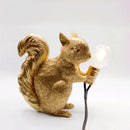 Axyaa Squirrel Night Lamp: Nordic Cute Animal Kids Room Decor