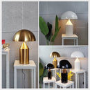Axyaa Mushroom Table Lamp Metal E27 White Black Gold Quality Indoor Light