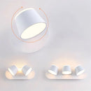 Axyaa 360 Degrees Adjustable LED Wall Lamp for Modern Living Room and Bedroom