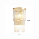 Axyaa Crystal Wall Lamp: Nordic Influencer-Style Light Luxury for Bedroom and Aisle Decor