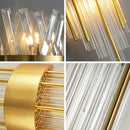 Axyaa Crystal Wall Lamp for TV Background, Living Room, Dining, Bedroom - Modern LED Lighting