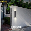 Axyaa Waterproof Outdoor LED Wall Lamp Modern Aluminum Sconce Light for Garden & Porch