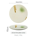 Axyaa Ceramic Dinner Plate Set - Home Tableware Breakfast Sushi Western Dinner Steak