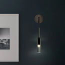 Axyaa Smoky Gray LED Glass Wall Light for Modern Indoor Lighting