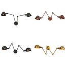 Modern Double Swing Arm Wall Lights by Axyaa: Bedside Novelty Indoor Lamp