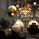 Axyaa Modern Sphere Chandelier - Gold Iron Pendant Lamp