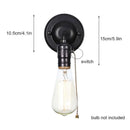 Axyaa Chrome Loft Retro Vintage Wall Sconces LED Wall Lights