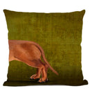 Axyaa Dachshund & Bulldog Cotton Linen Pillow Case - Cozy Home Decor