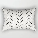 Axyaa Rectangle Lumbar Cushion Cover for Home Sofa Decoration