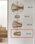 Axyaa Wooden Round Macrame Wall Hanging Tapestry - Nordic Style Room Decor