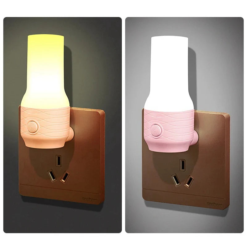 Axya LED Night Light Wall Lamp with Dimming Switch - 2 Color Options