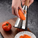 Axyaa Wooden Handle Food Processor Grater Slicer for Fruits & Vegetables