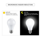 Axyaa Motion Sensor Radar Light Bulb 85-265V LED Lamp for Garden Patio Stairs