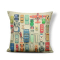 Axyaa Retro Record Camera Pillow Cover - 45X45CM