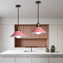 Axya Vintage LED Pendant Light: Stylish Nordic Colorful Ceiling Lamp
