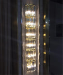 Axyaa Crystal Wall Sconce LED Light: Elegant Bedroom Lighting
