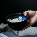 Axya Ceramic Salad Bowl Set - Japanese Style Retro Tableware for Home and Restaurant