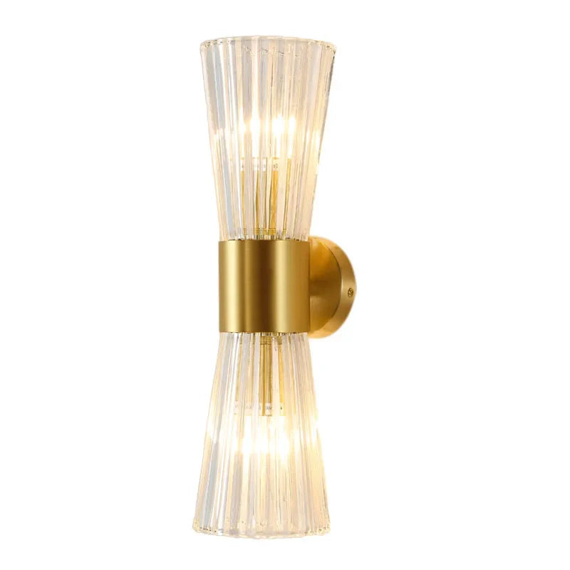 Axyaa Crystal Wall Sconce: Elegant Indoor Lighting for Living Room & Hallway