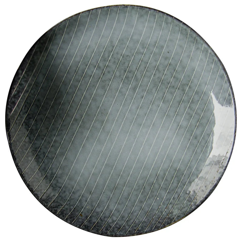Axya Ceramic Dinner Plates Set - Porcelain Nordic Dinnerware for Snacks and Meals