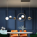 Axya Nordic Black Chandelier: Elegant Lighting for Dining Room, Kitchen, or Home Decor