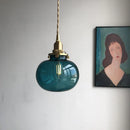 Axyaa Glass Ball Pendant Light | Nordic LED Bedroom Bathroom Lamp