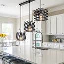 Axyaa Industrial LED Pendant Light for Home Living Room Decor