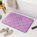 Memory Foam Bath Mat by Axyaa | Super Absorbent Bathroom Rug | Soft & Quick Dry