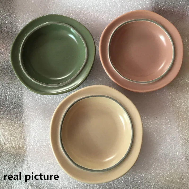 Axya Nordic Ceramic Dinnerware Set for Stylish Home Dining