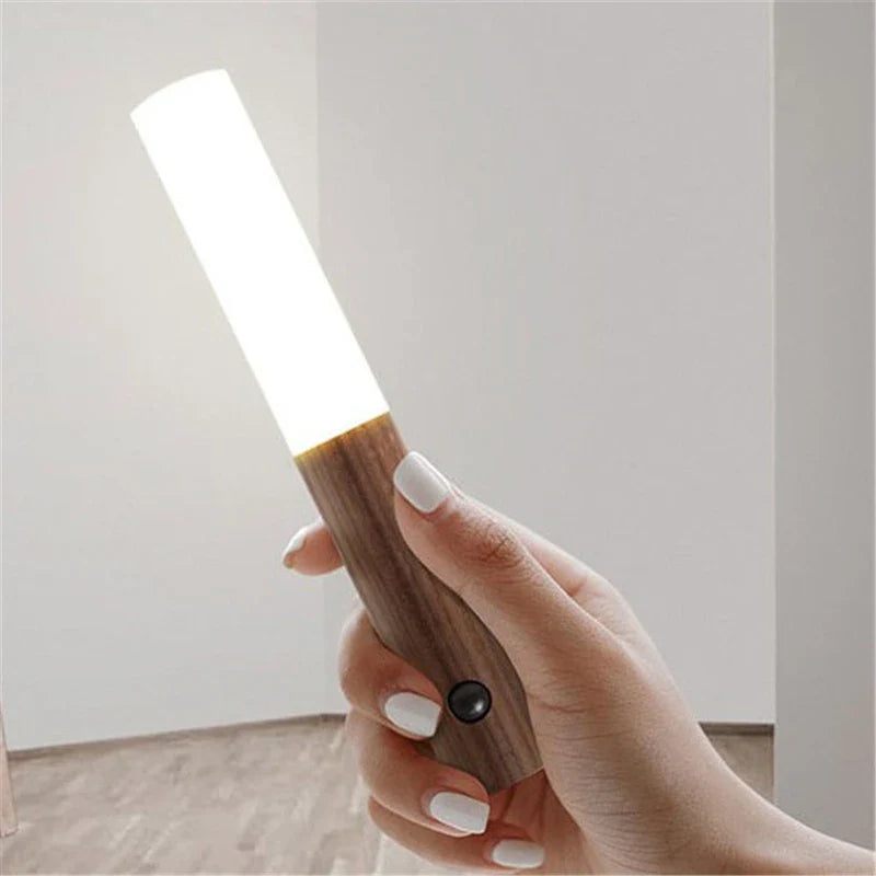 Axyaa LED Night Light Sensor Wireless USB Wall Lamp