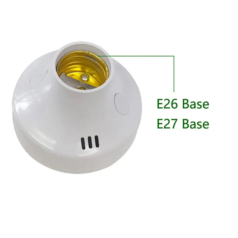 Axyaa Wireless E27 LED Lamp Base with Timer for Home Bedroom