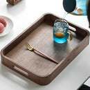 Axyaa Wooden Tray with Handle: Serve Dessert Tea Fruit Dinner in Style!