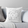 Picasso Abstract Art Decorative Cushion Cover by Axyaa