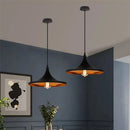 Axyaa Modern Black Aluminum Pendant Light Chandelier for Bedroom Kitchen Loft Decor