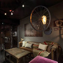 Axyaa Retro Loft Wheel Wall Sconce Industrial Lighting for Home Decor