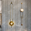 Axya Marble Wall Lamp: Elegant and Minimalist Luxury Light for Living Room and Bedside